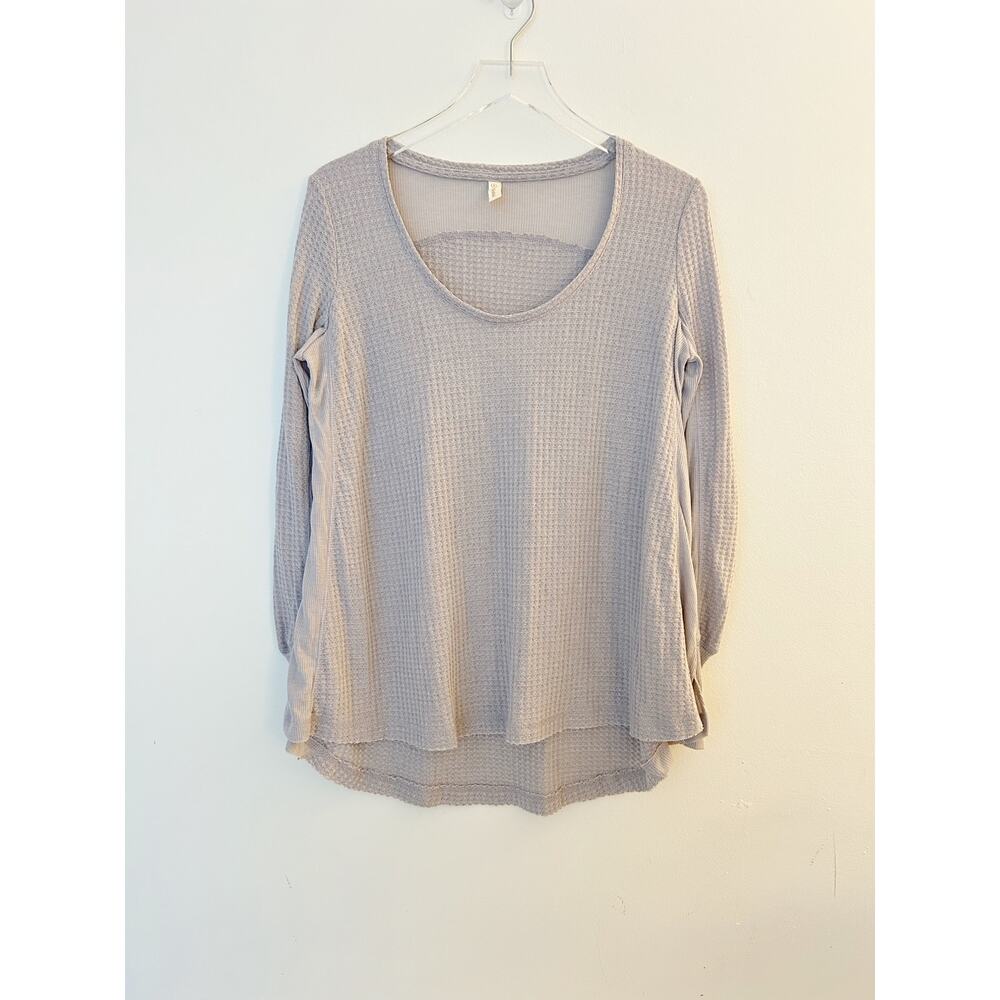 Wishlist Waffle Knit Thermal Top Size Small